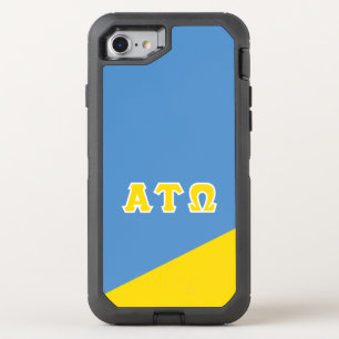 Alpha Tau Omega Greek Letters OtterBox Defender iPhone SE/8/7 Case