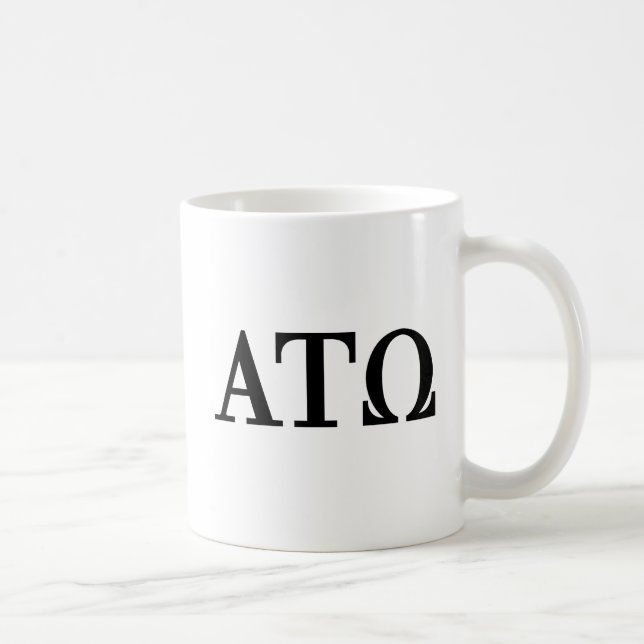 Alpha Tau Omega Letters Coffee Mug (Right)