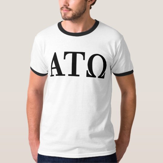 Alpha Tau Omega Letters T-Shirt