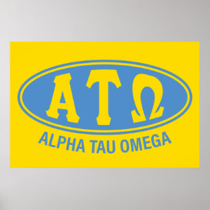 Alpha Tau Omega   Vintage Poster