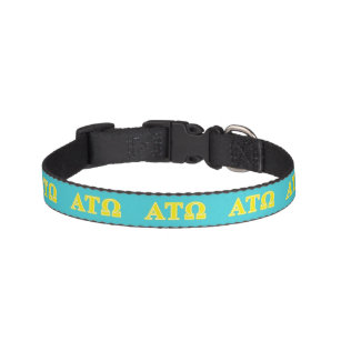 Custom Greek Letters Pet Collars Zazzle