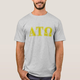 Alpha Tau Omega Yellow Letters T-Shirt
