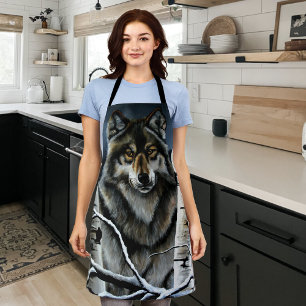 Alpha Timber Wolf Poplar Trees Apron