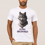 ALPHA UNLEASHED Wolf Graphic T-Shirt | Ultra-Soft 