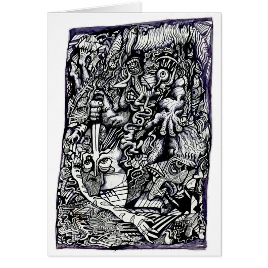 Alpha Warrior, by Brian Benson Cards (Front)