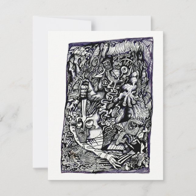 Alpha Warrior, by Brian Benson Flat Card (Front)