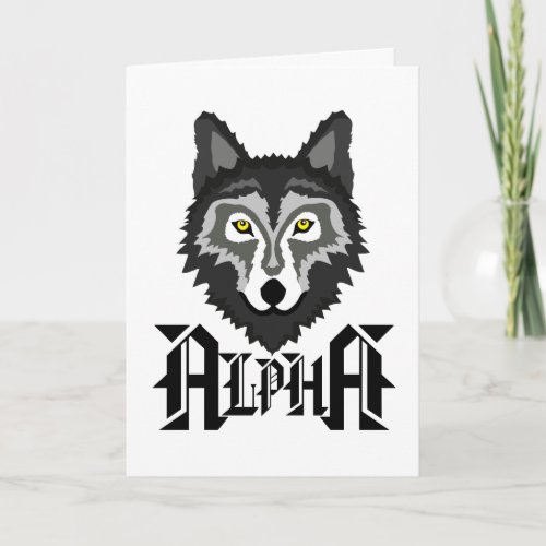 Alpha Wolf Card