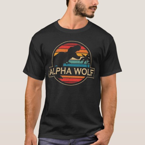 Alpha Wolf Dinosaur T_Shirt
