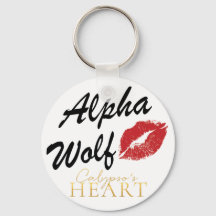 Alpha Wolf Key Chain Calypso's Heart