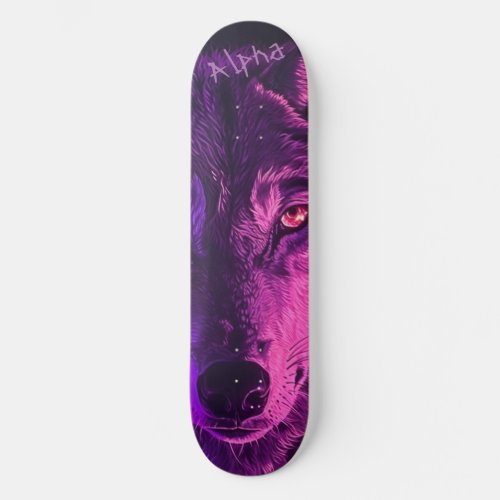 Alpha wolf  skateboard