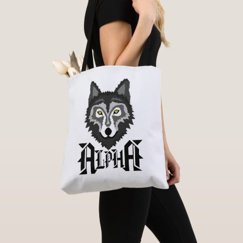 Alpha Wolf Tote Bag