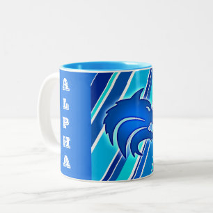 Alpha Wolf Two-Tone Coffee Mug