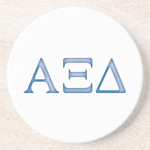 Alpha Xi Delta Letters Coaster