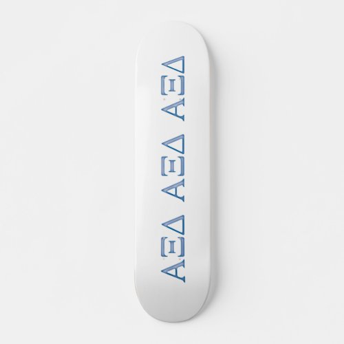 Alpha Xi Delta Letters Skateboard Deck