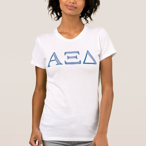 Alpha Xi Delta Letters T_Shirt