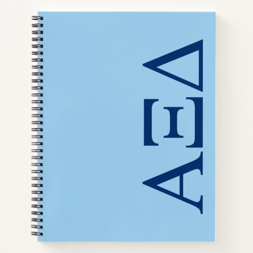 Alpha Xi Delta Lil Big Logo Notebook
