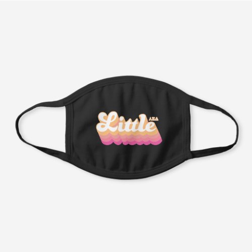 Alpha Xi Delta  Little Black Cotton Face Mask