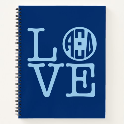 Alpha Xi Delta Love Notebook