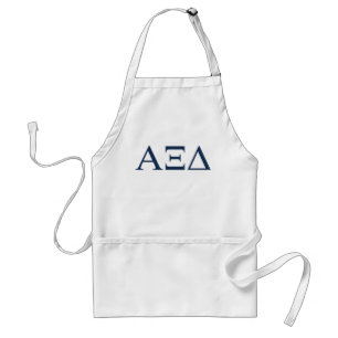 Alpha Xi Delta Sorority Greek Letters Logo Adult Apron