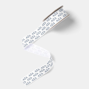 Alpha Xi Delta Sorority Greek Letters Logo Grosgrain Ribbon