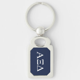 Alpha Xi Delta Sorority Greek Letters Logo Keychain