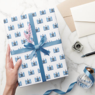 Alpha Xi Delta Sorority Official Coat of Arms Wrapping Paper