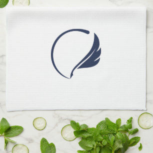 Alpha Xi Delta Sorority Quill Logo Design Kitchen Towel