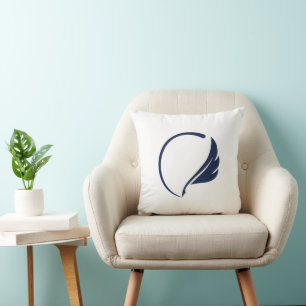 Alpha Xi Delta Sorority Quill Logo Design Throw Pillow