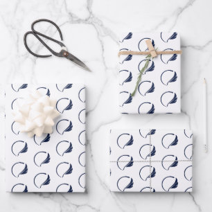 Alpha Xi Delta Sorority Quill Logo Design Wrapping Paper Sheets