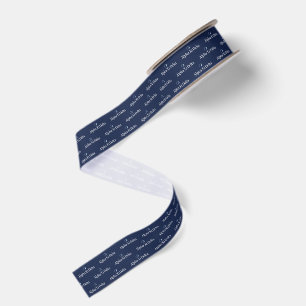 Alpha Xi Delta Sorority Quill Logo Grosgrain Ribbon