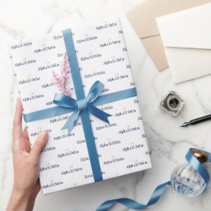 Alpha Xi Delta Sorority Quill Logo Wrapping Paper