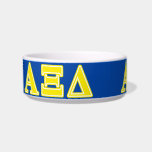 Alpha Xi Delta Yellow Letters Bowl<br><div class="desc">Check out these official Alpha Xi Delta designs! Personalize your own Greek merchandise on Zazzle.com! Click the Customize button to insert your own name, class year, or club to make a unique product. Try adding text using various fonts & view a preview of your design! Zazzle's easy to customize products...</div>