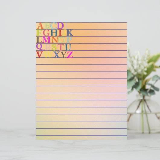 Alphabet (Standing Front)