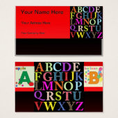 Alphabet (Front & Back)