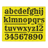Alphabet and Numbers Jigsaw Puzzle