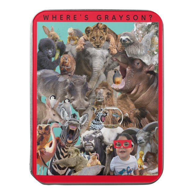 Alphabet Animals Acrylic Jigsaw Puzzle (Lid Vertical)