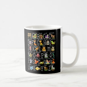 Alphabet Animals Back to School Pre-K Kindergarten Coffee Mug