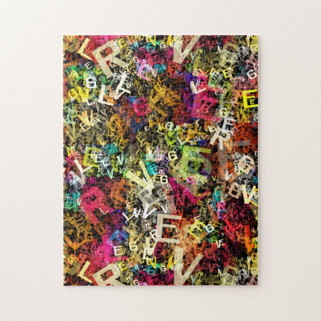 Alphabet Art 1 Puzzle (Vertical)