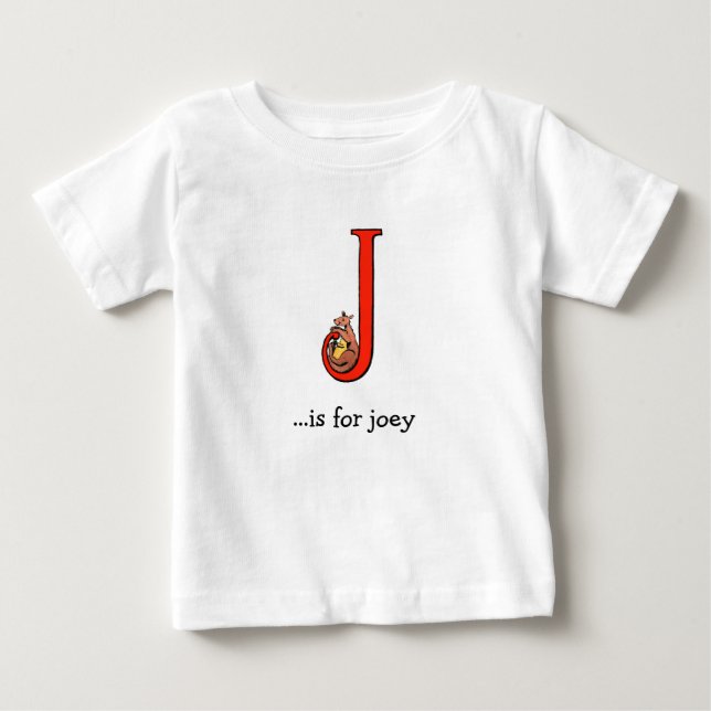 Alphabet Baby T-Shirt: J is for Joey T-Shirt (Front)