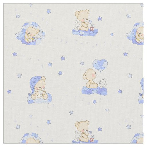 Alphabet Bear Fabric