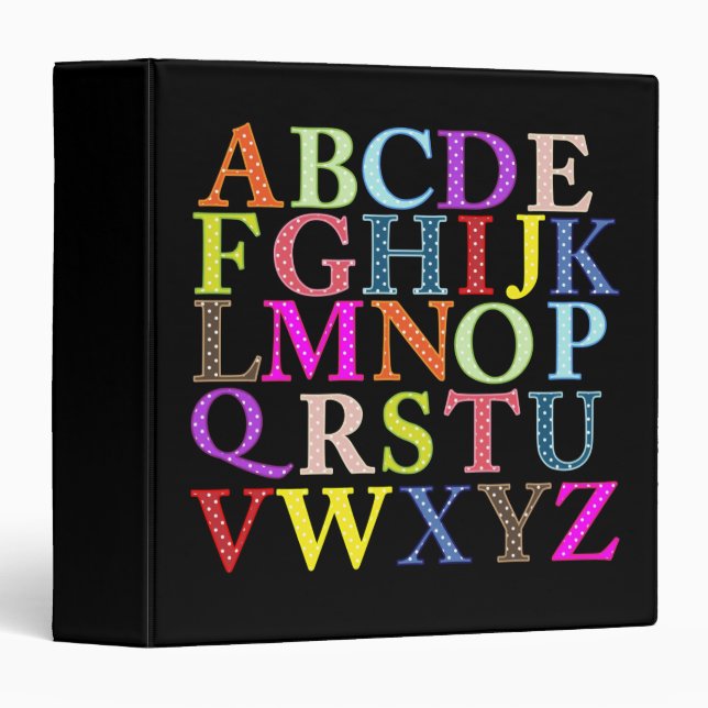 Alphabet Binder (Front/Spine)