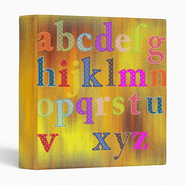 Alphabet Binder (Front/Spine)