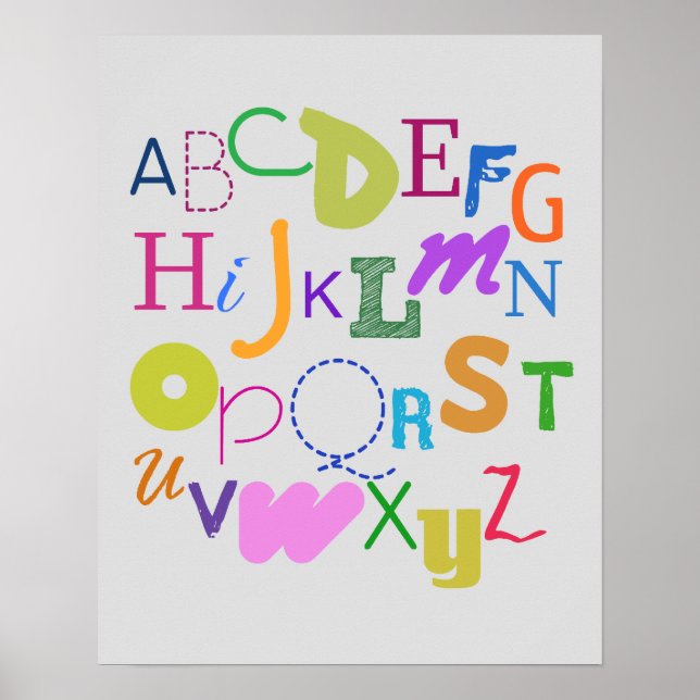alphabet (bold) poster (Front)