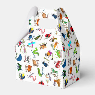 Alphabet Bugs Favor Boxes