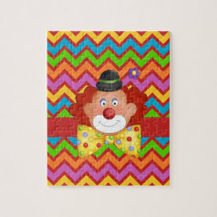 Alphabet C For Clown Puzzle With Gift Box