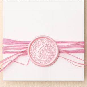 Alphabet C  Wax Seal Sticker