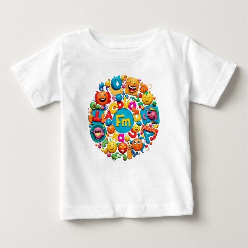 Alphabet Carousel Baby T_Shirt