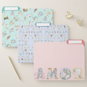 Alphabet cats (alfacat/alfacato) file folder
