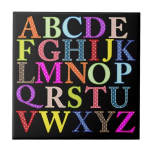Alphabet Ceramic Tile
