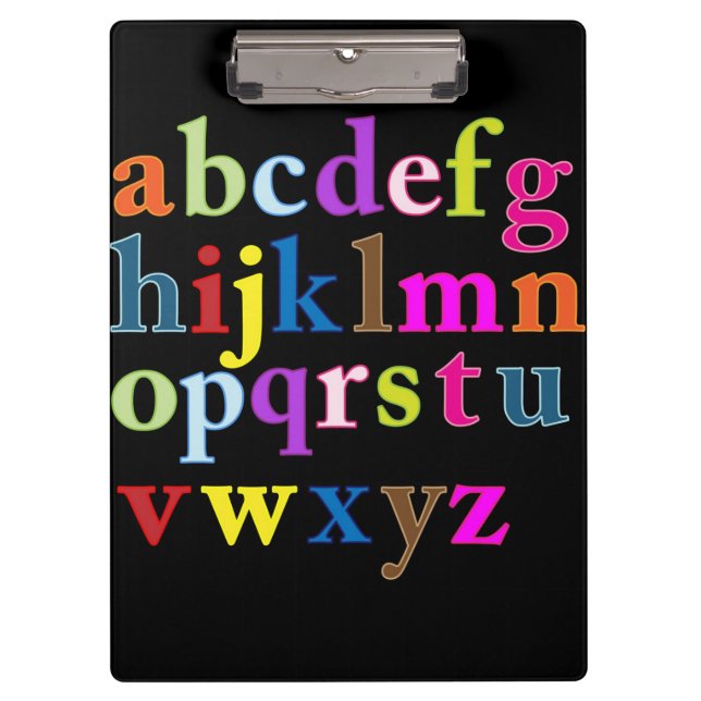 Alphabet Clipboard (Front)